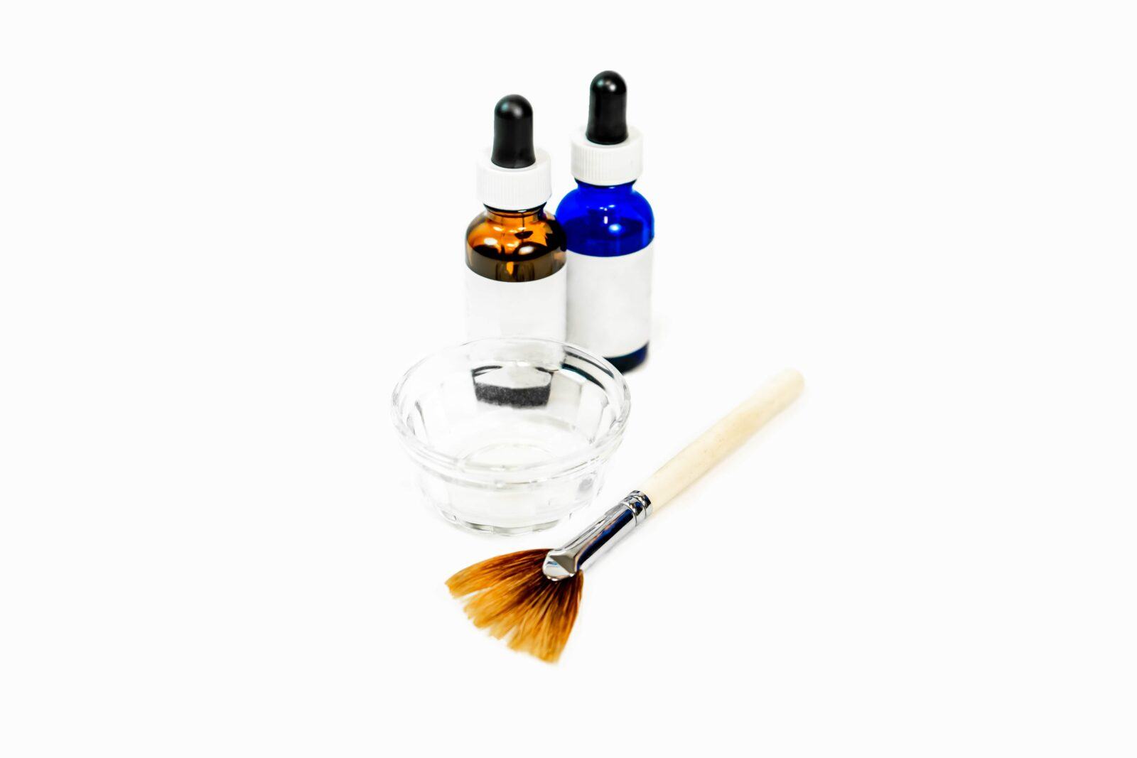 acid and brush used for chemical peels